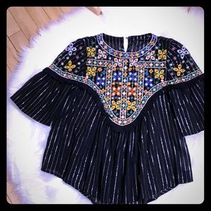 Zara Top Boho Style